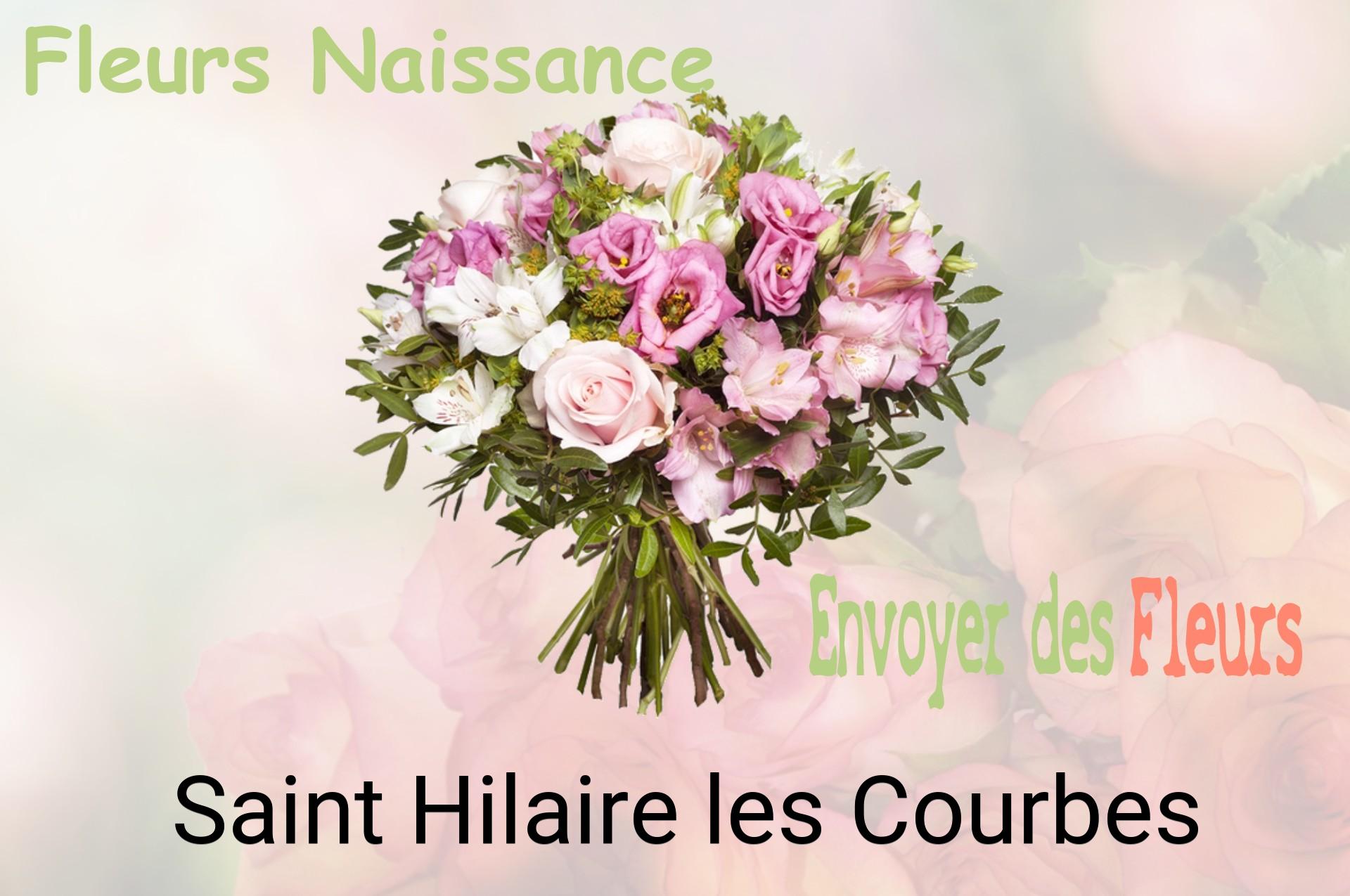 Bouquet de fleurs de naissance livré à Saint-Hilaire-les-Courbes
